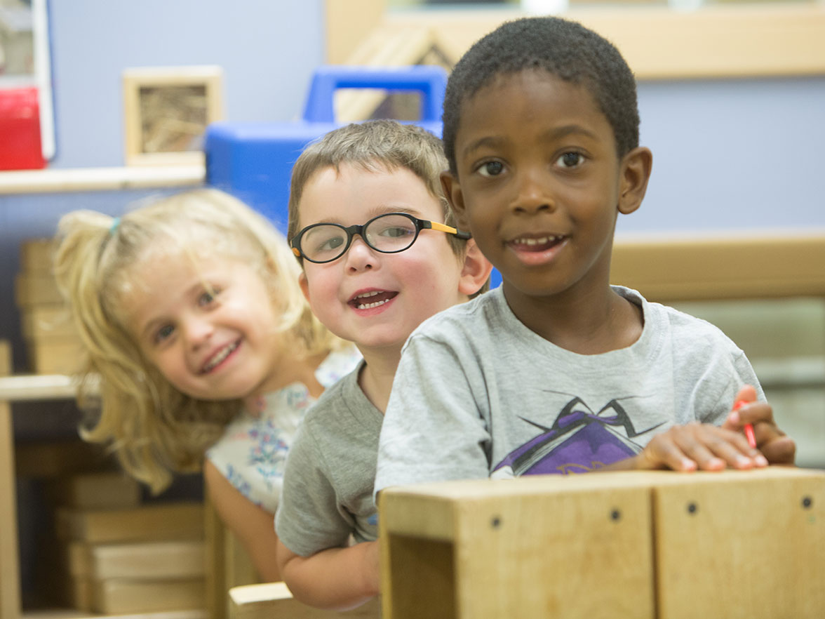 Children playing in Early Learning Center