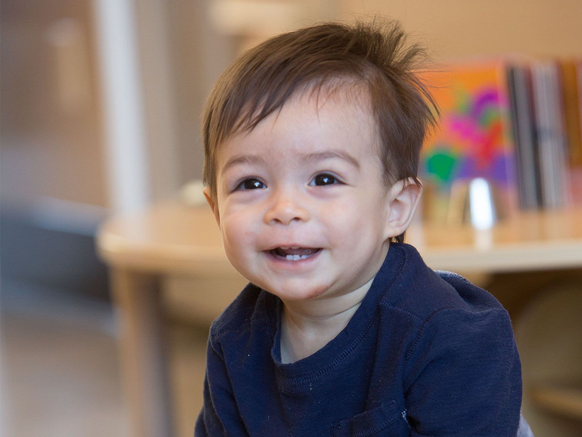 smiling toddler